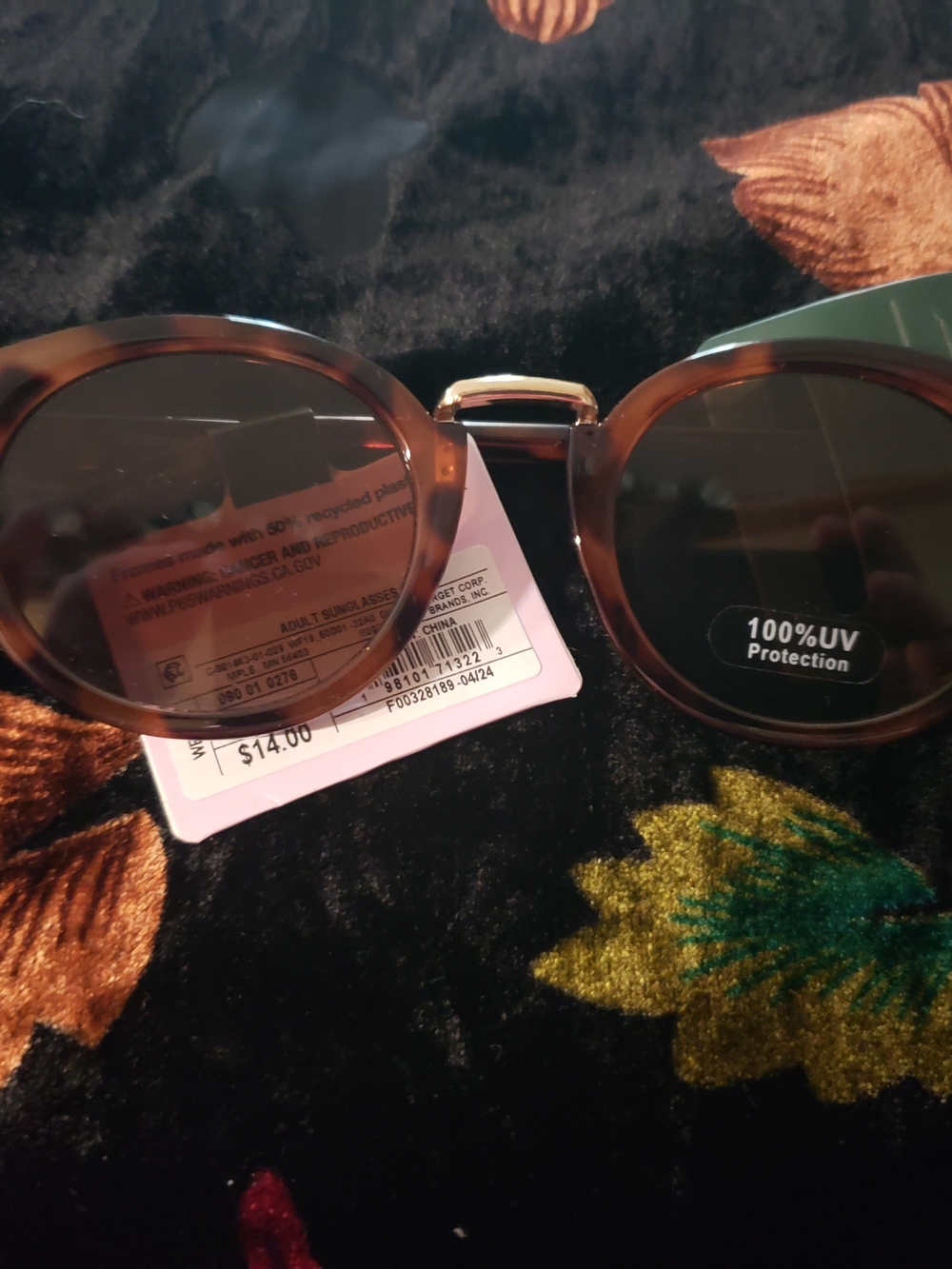 wild fable Brown Round Sunglasses with Dark Tinted Lenses